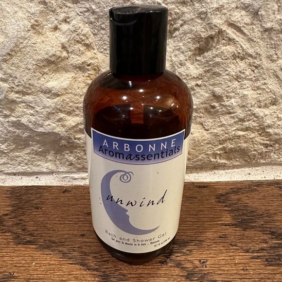 Arbonne Aromassentials unwind Bath and Shower Gel 8.7 fl oz 95% Left - Picture 1 of 5